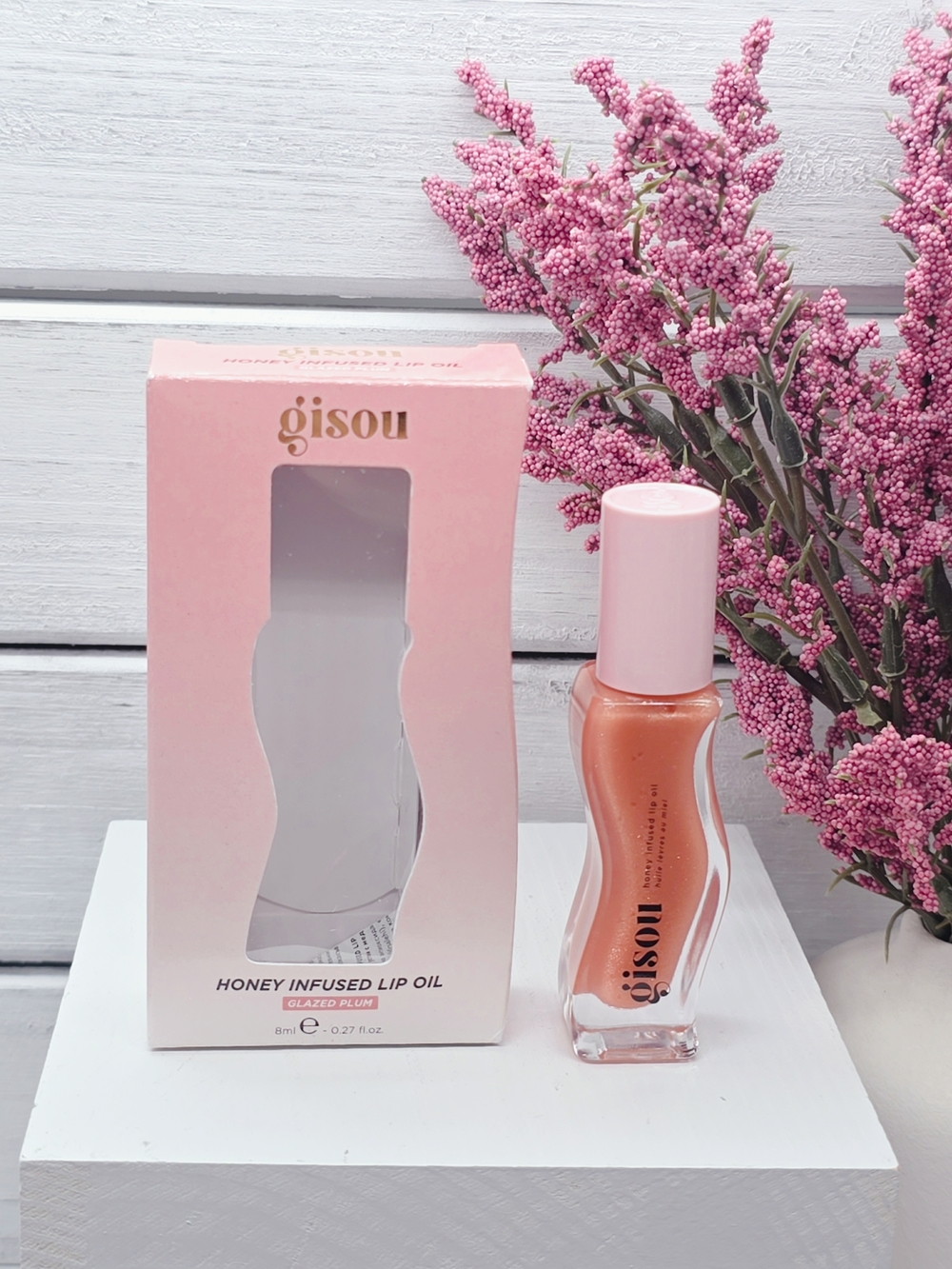Gisou Honey Infused Lip Oil - Glazed Plum